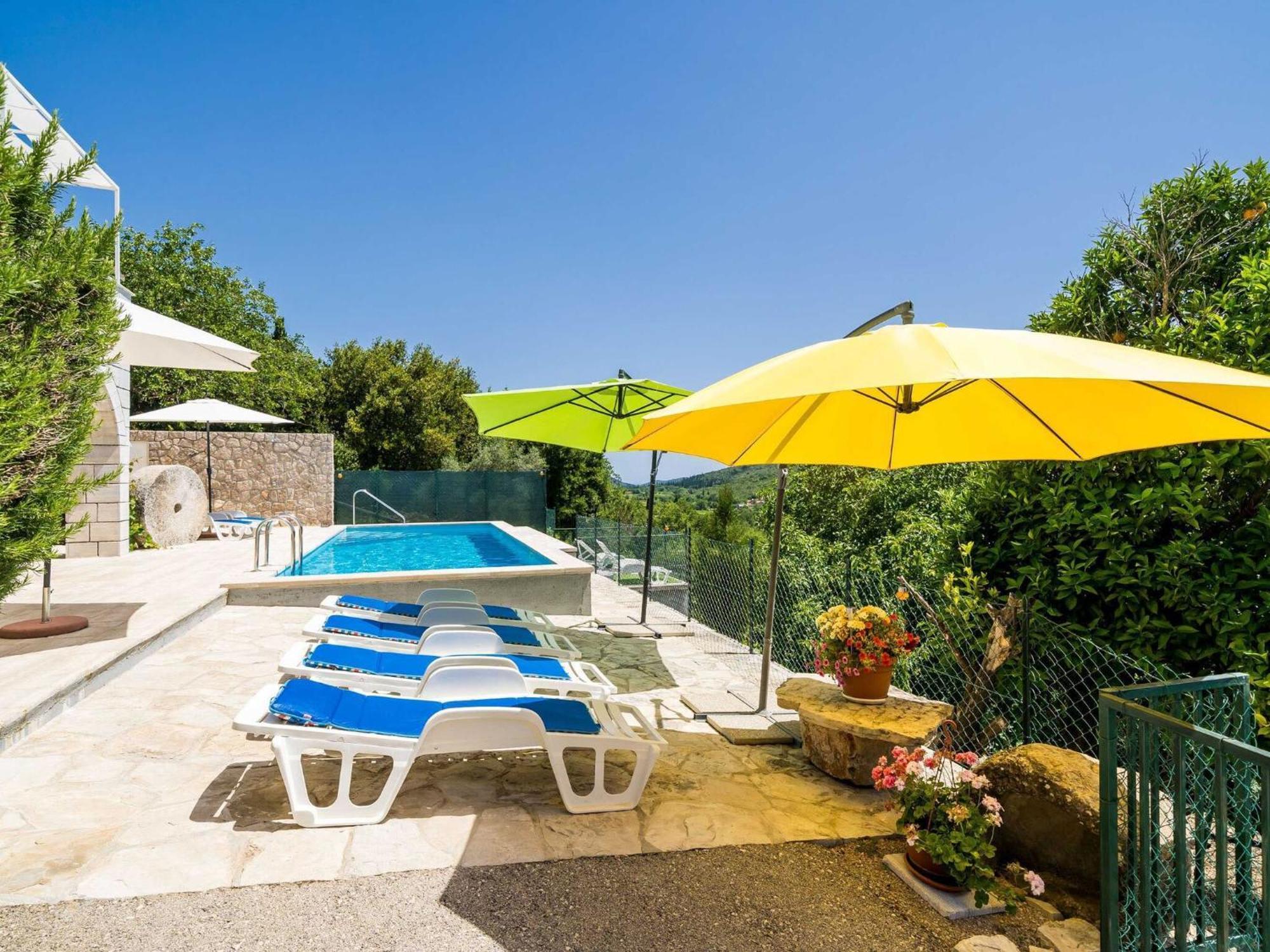 House Ko An-Four Bedroom Villa With Terrace And Swimming Pool Gruda Exterior foto